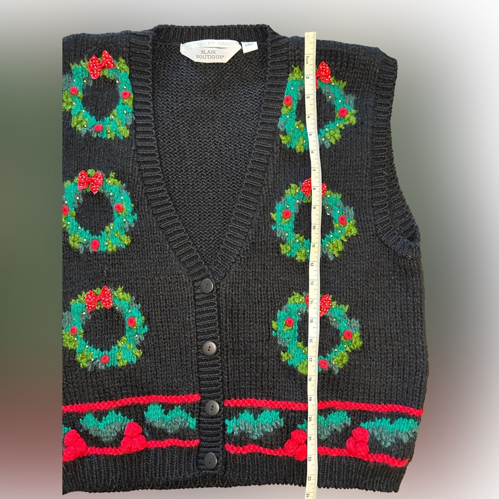 Blair Boutique Holiday Sweater Vest NWT - Picture 4 of 5